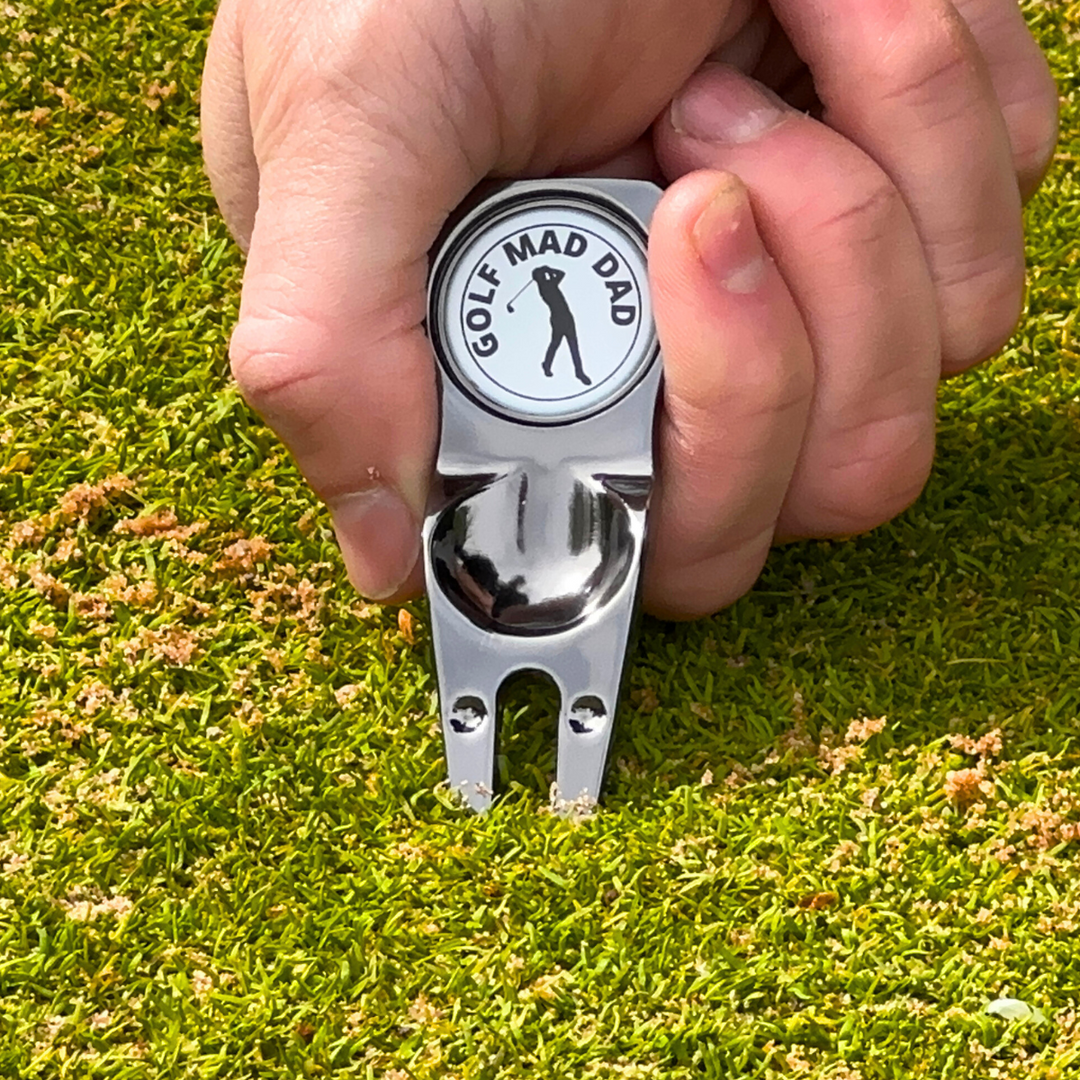 Golf Mad Dad Classic Pitch Repairer & Golf Mad Dad Ball Marker